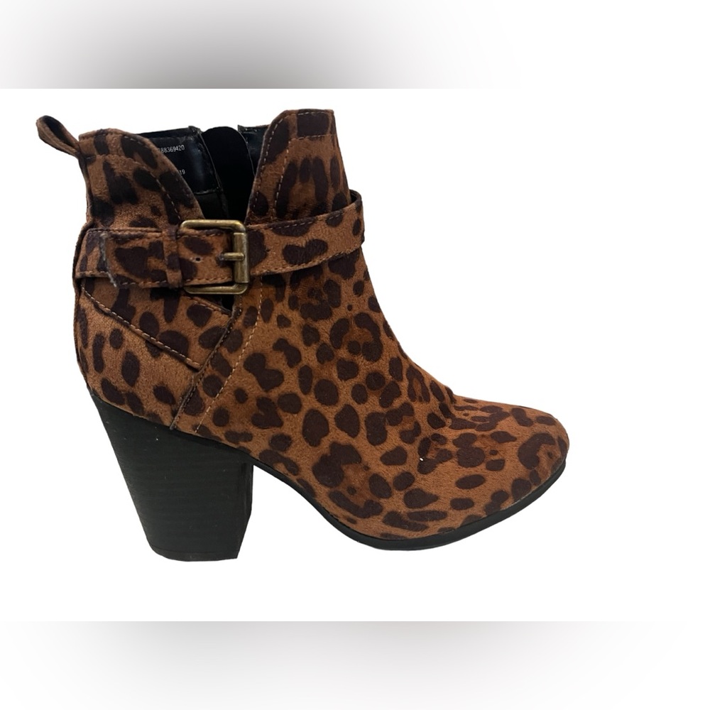 Leopard Animal Print Booties Women’s